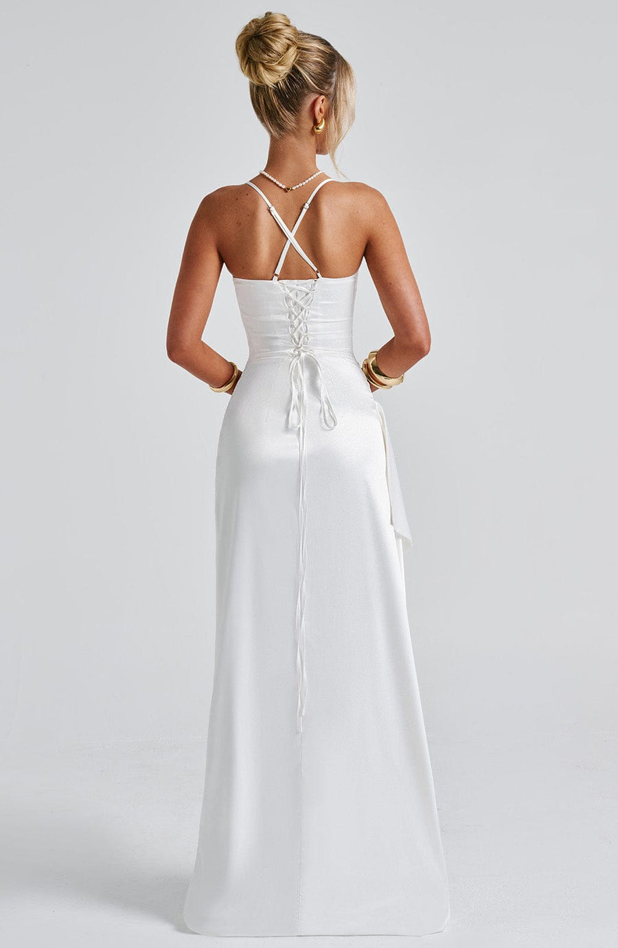 Janet Maxi Dress – Ivory