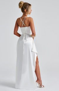 Janet Maxi Dress – Ivory