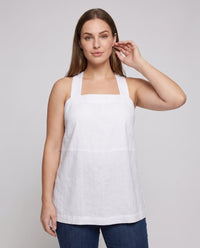 Helena Airy Linen Top