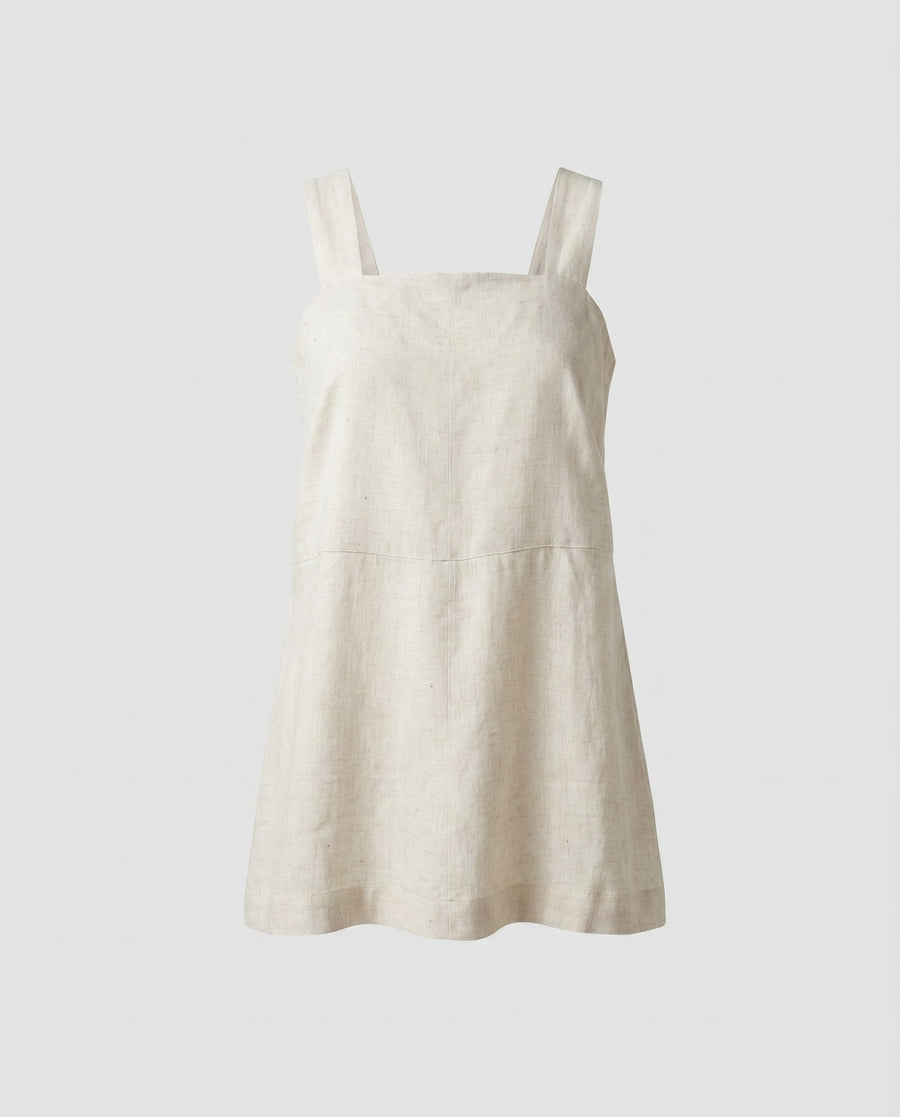 Helena Airy Linen Top in Linen