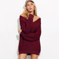 Helena Casual Knit Sweater with V-Neck