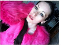 Helena Coat in Fuchsia