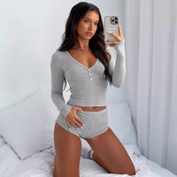 Helena Comfortable Top with V-Neck