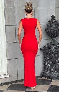 Susan Maxi Dress – Red