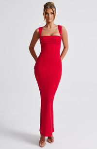 Susan Maxi Dress – Red