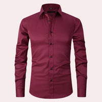 Hendrik Shirt in Burgundy