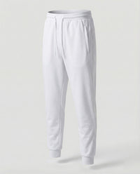 Hendrik Trousers with Zip Front in White