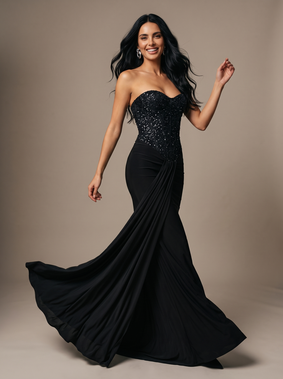 Henley | Strapless Evening Gown