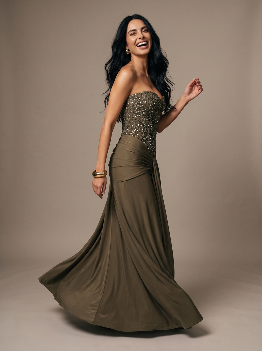 Henley | Strapless Evening Gown