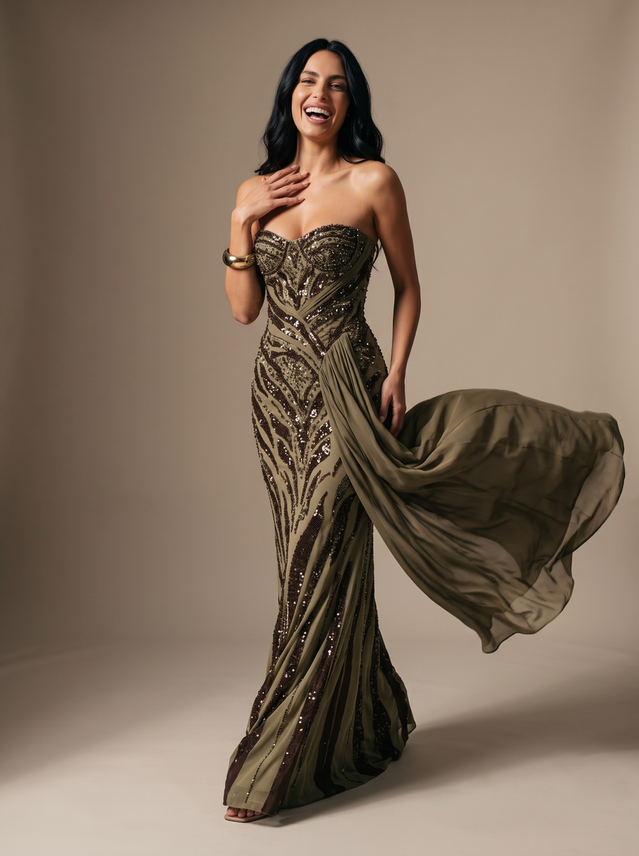 Henley | Strapless Evening Gown