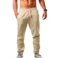 Henrik Airy Linen Trousers in Karamell