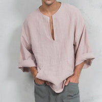 Henrik Casual Linen Top