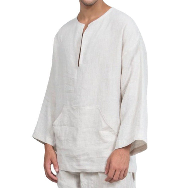 Henrik Casual Linen Top