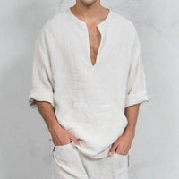 Henrik Casual Linen Top