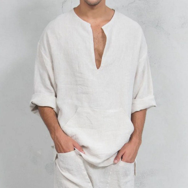 Henrik Casual Linen Top