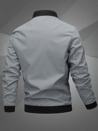 Thijs | Men's Casual Bomber Jacket with Baseball Collar