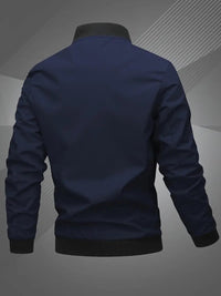 Thijs | Men's Casual Bomber Jacket with Baseball Collar
