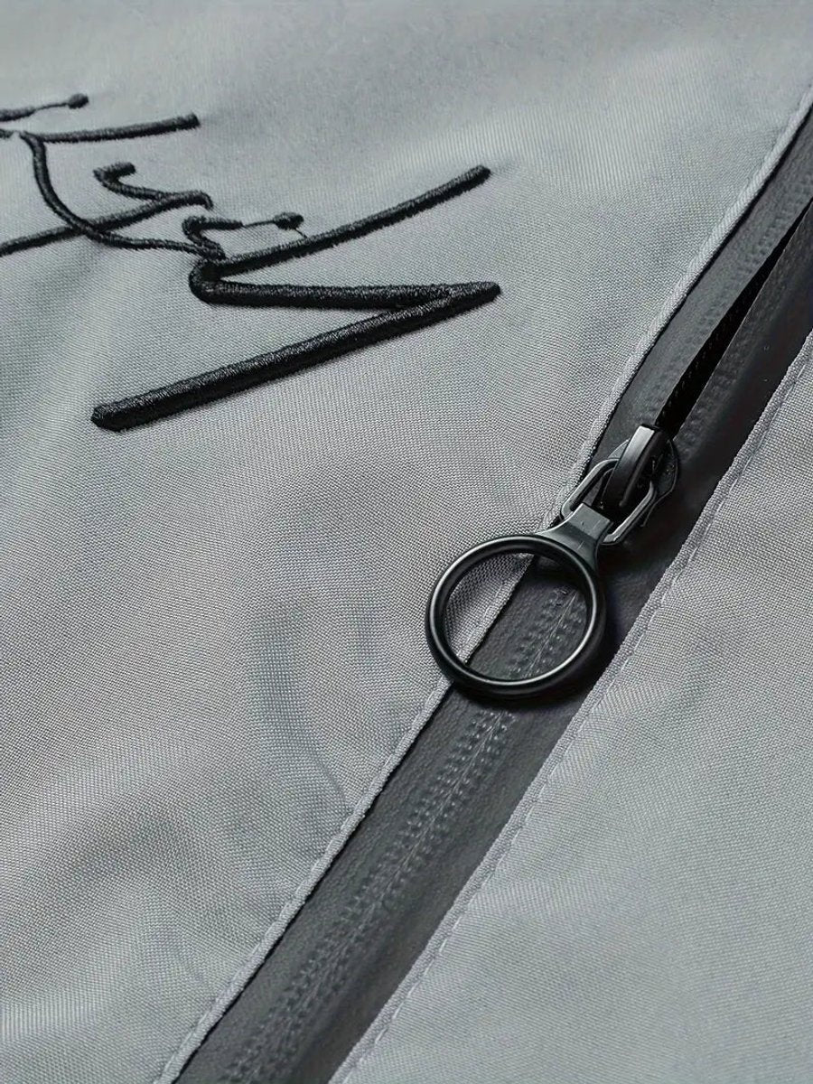 Thijs | Men's Casual Bomber Jacket with Baseball Collar