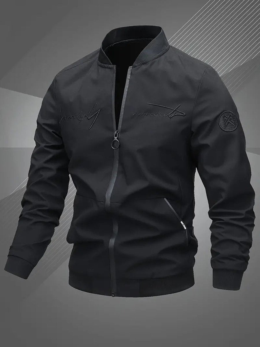 Thijs | Men's Casual Bomber Jacket with Baseball Collar
