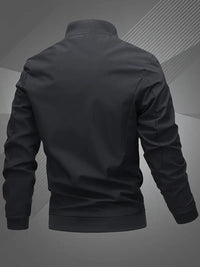 Thijs | Men's Casual Bomber Jacket with Baseball Collar