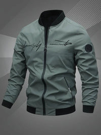 Thijs | Men's Casual Bomber Jacket with Baseball Collar