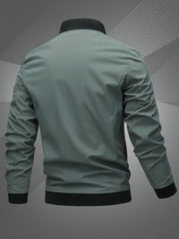 Thijs | Men's Casual Bomber Jacket with Baseball Collar