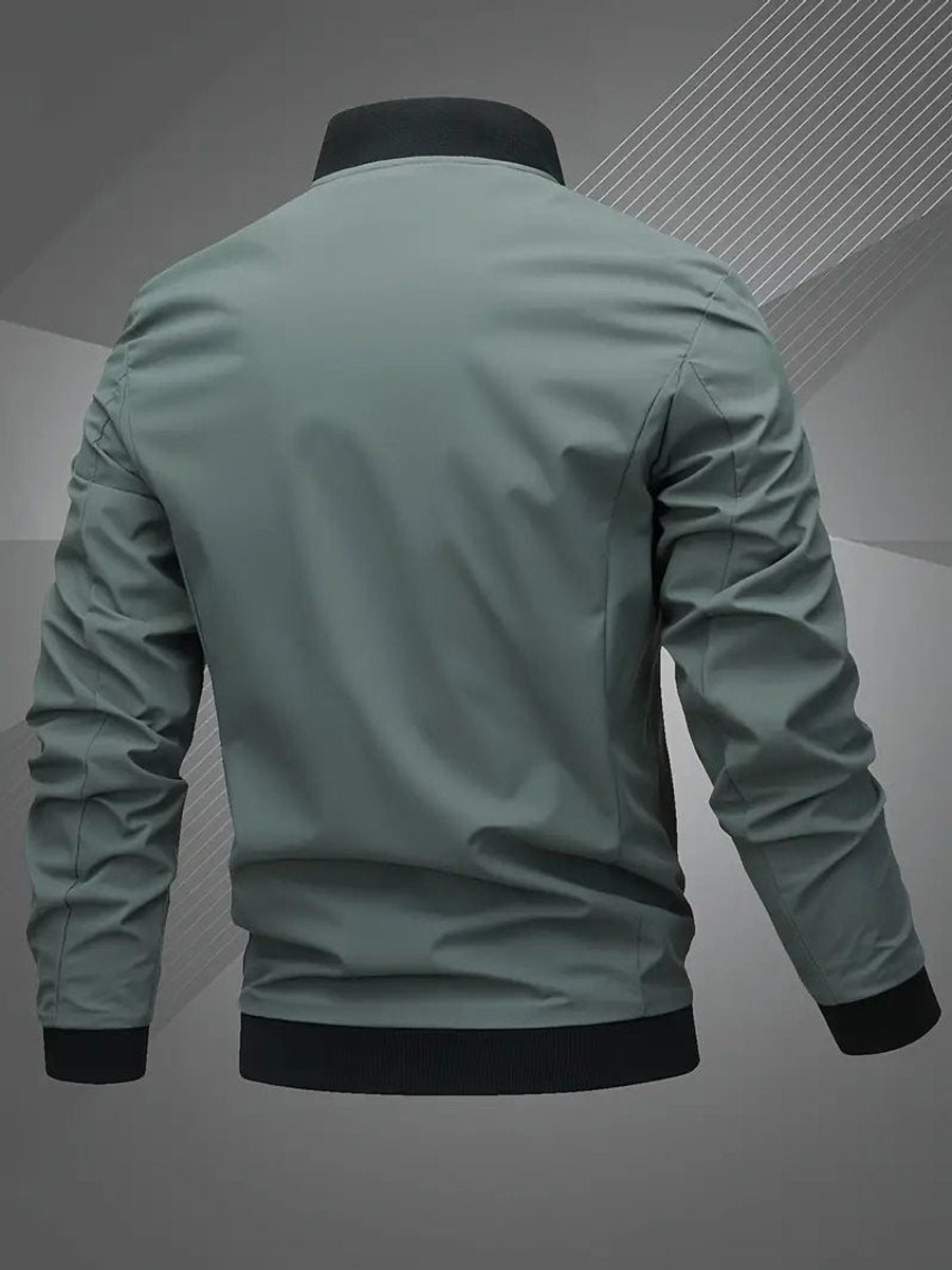 Thijs | Men's Casual Bomber Jacket with Baseball Collar
