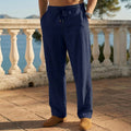 Noud | Men's Relaxed Fit Linen Drawstring Trousers