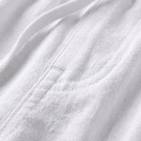 Noud | Men's Relaxed Fit Linen Drawstring Trousers