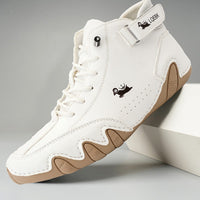 Moritz | Men's Comfortable Lace-Up Leather Barefoot Ankle Boots