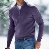 Alexander | Men's Fine Knit Quarter Zip Sweater