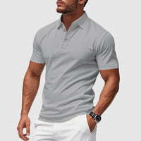 Julian | Men's Short Sleeve Slim Fit Button Polo Shirt