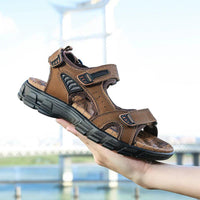 Maximilian | Men's Orthopedic Comfort Sandals with Velcro Straps