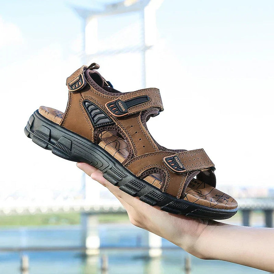 Maximilian | Men's Orthopedic Comfort Sandals with Velcro Straps