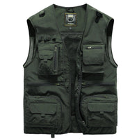 Tobias | Men's Breathable Nylon Multi Pocket Outdoor Vest