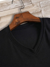Stefan | Men's Slim Fit V-Neck Short Sleeve T-Shirt