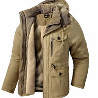 Matthias | Men's Waterproof Windproof Fleece Lined Hooded Winter Jacket