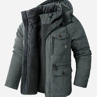 Matthias | Men's Waterproof Windproof Fleece Lined Hooded Winter Jacket