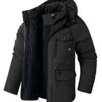 Matthias | Men's Waterproof Windproof Fleece Lined Hooded Winter Jacket
