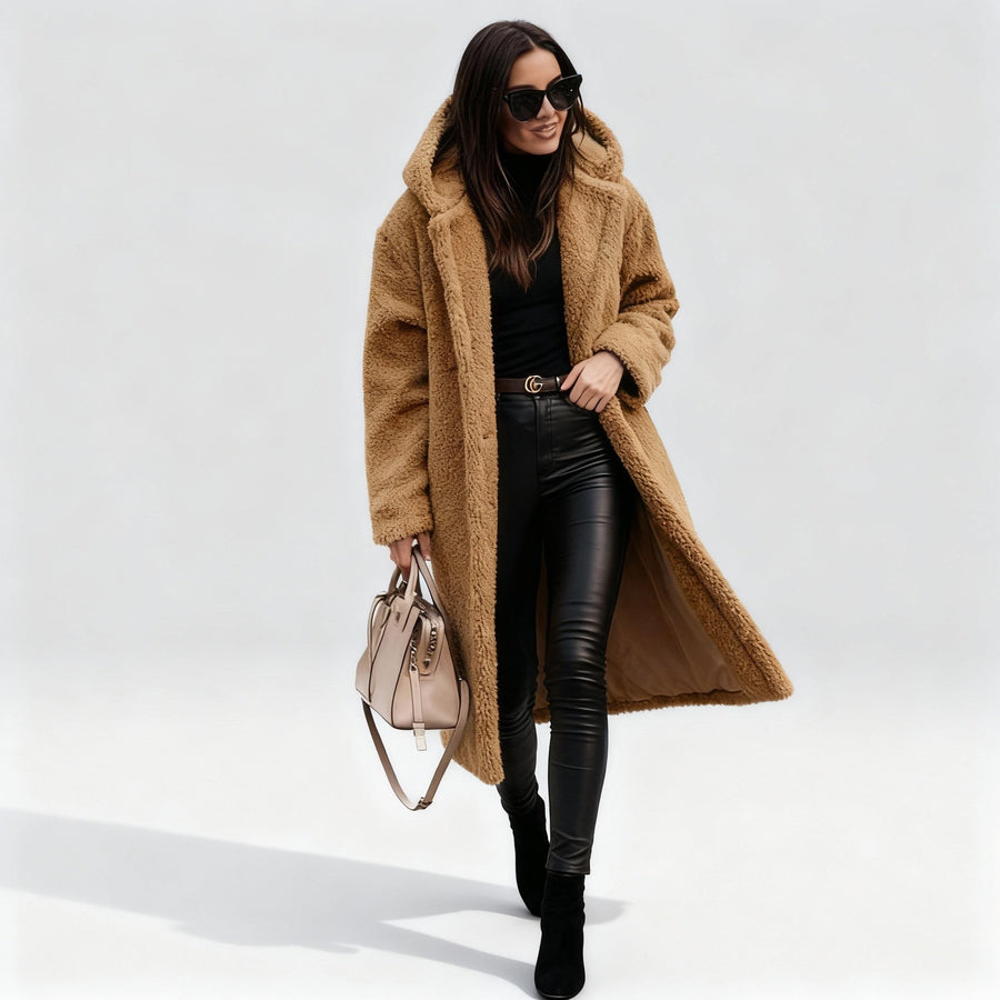 Hester Elegant Coat in Karamell