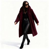 Hester Elegant Coat in Red