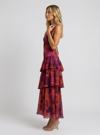 Elisa Ruffle Maxi Dress