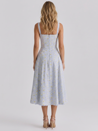 KIARA | FLORAL BACKLESS MAXI DRESS