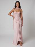 ALESSIA | CORSET STRAPLESS MAXI DRESS