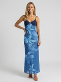GIA | FLORAL BODYCON MAXI DRESS