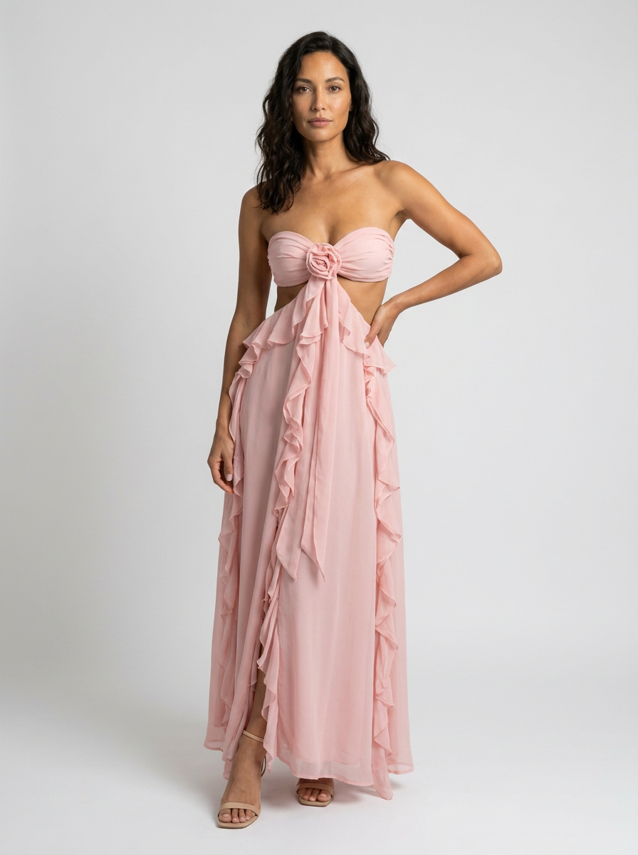 DAHLIA | FLORAL BACKLESS MAXI DRESS