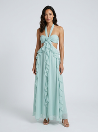 DAHLIA | FLORAL BACKLESS MAXI DRESS