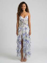 ZELDA | FLORAL TIERED MAXI DRESS