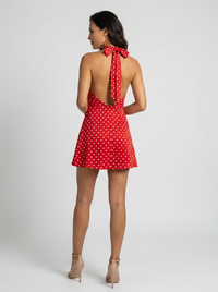 Elena Polka Mini Dress