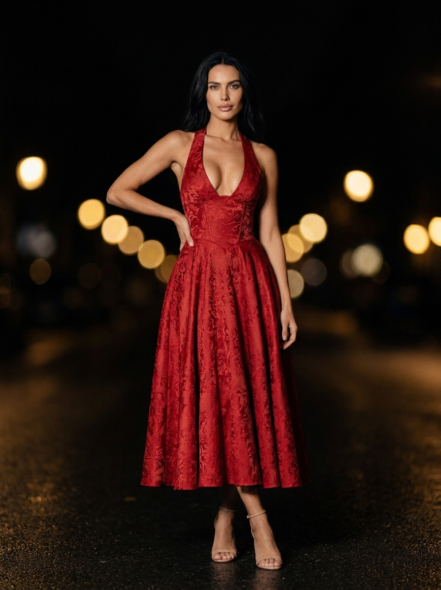 STEPHANIE MIDI DRESS